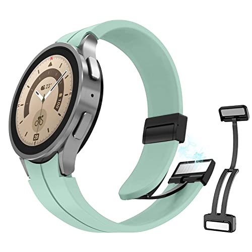 Magnetic Buckle Band for Samsung Galaxy Watch 5 4 Strap 40mm 44mm 5 Pro 45mm Cl image 2
