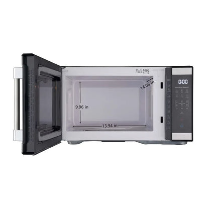ZAOXI 1.1 Cu. Ft. Countertop Microwave Oven, 1000 Watts, Black Stainless Steel image 4
