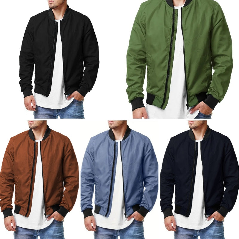 New Military Jacket Men's Slim Bomber Jacket Spring Autumn R Men Outerwear Ma-1 image 1