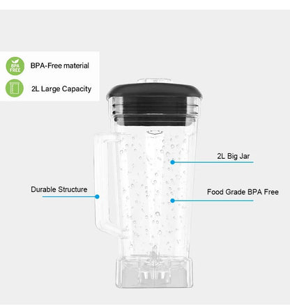 BPA 3HP 2200W Heavy Duty Commercial Grade Blender Mixer Juicer High Power