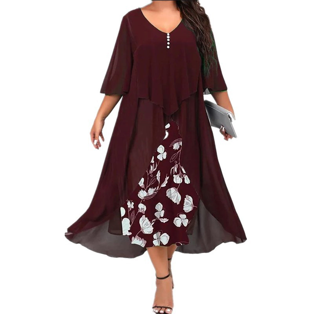 Oversized Long Dress for Women Clothing 2024 Summer Plus Size Elegant Vestidos  image 4