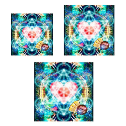 Metatron Heart Astrologys Altars Cloth Tarot Tablecloth Divinations Cards Table image 4