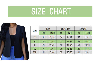 Women Stylish Long Sleeve Shawl Jacket Open Front Collarless Semi Formal Ladie image 7