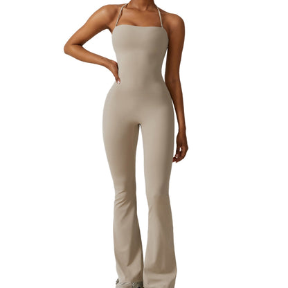 Women Gym Set Training Yoga Suit Sportswear Women Sports Jumpsuit Fitness Rompe image 2