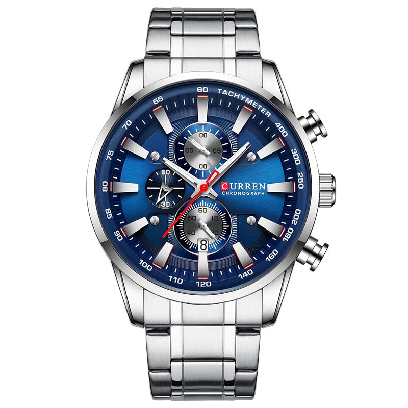 New Watches for Men Top Luxury Brand CURREN Quartz Men’s Watch Sport Waterproof image 1