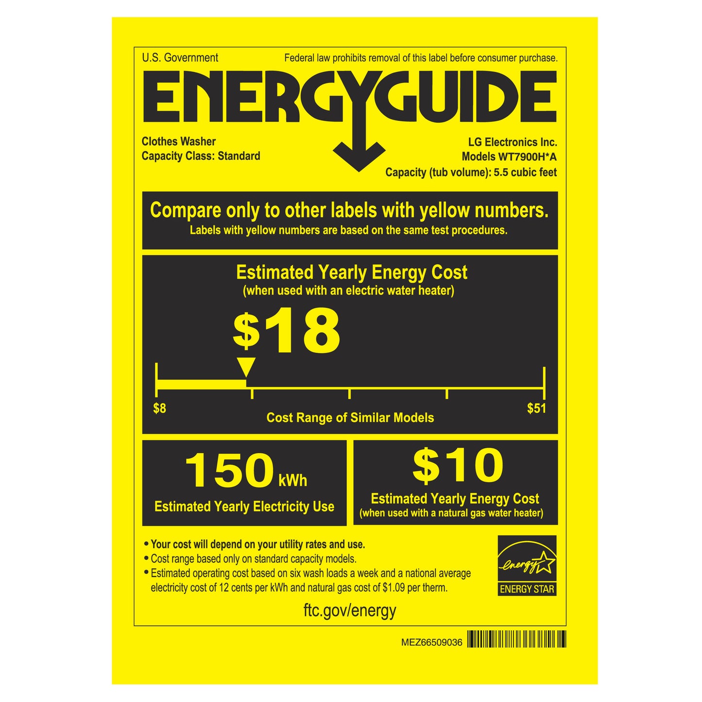 LG 5.5 cu. ft. Top Load Washer with Allergiene Cycle and 7.3 cu. ft. ELECTRIC D image 0