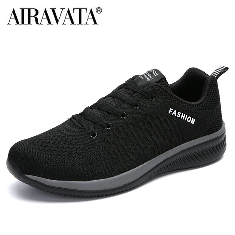 Men Women Knit Sneakers Breathable Athletic Running Walking Gym Shoes image 4