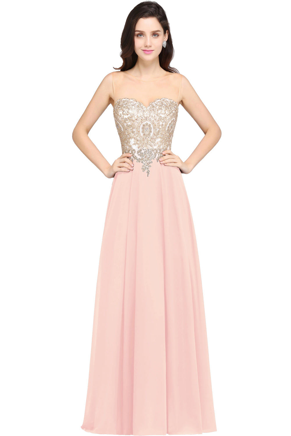 US Ship Navy Floral Lace Chiffon Beach Women's Dress Beads Zipper Back Max