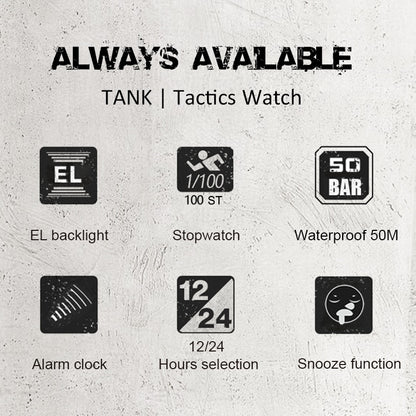 NORTH EDGE Mens Digital Watches Army Military World Time Alarm Sport Stopwatch  image 7