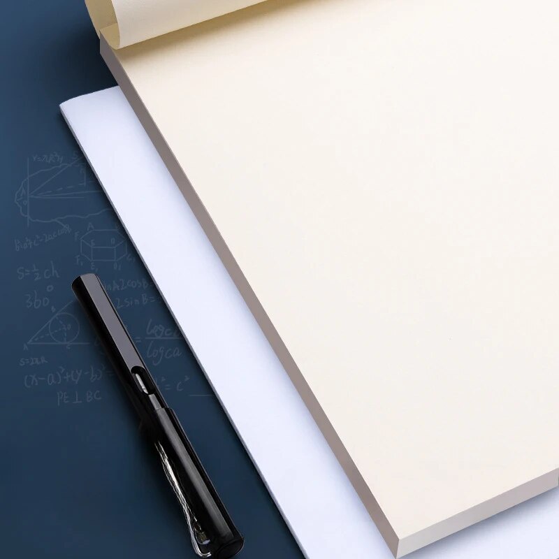 80 Pages B5 Draft Paper Thickened Zoning Horizontal Line Blank Arithmetic Paper image 5