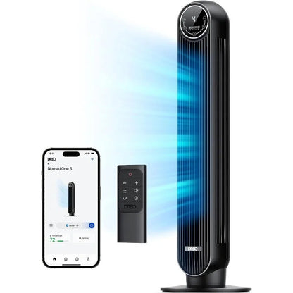 Smart Oscillating Quiet Fans Blow Cold Air, Standing Cooling Floor Bladeless Fa image 0