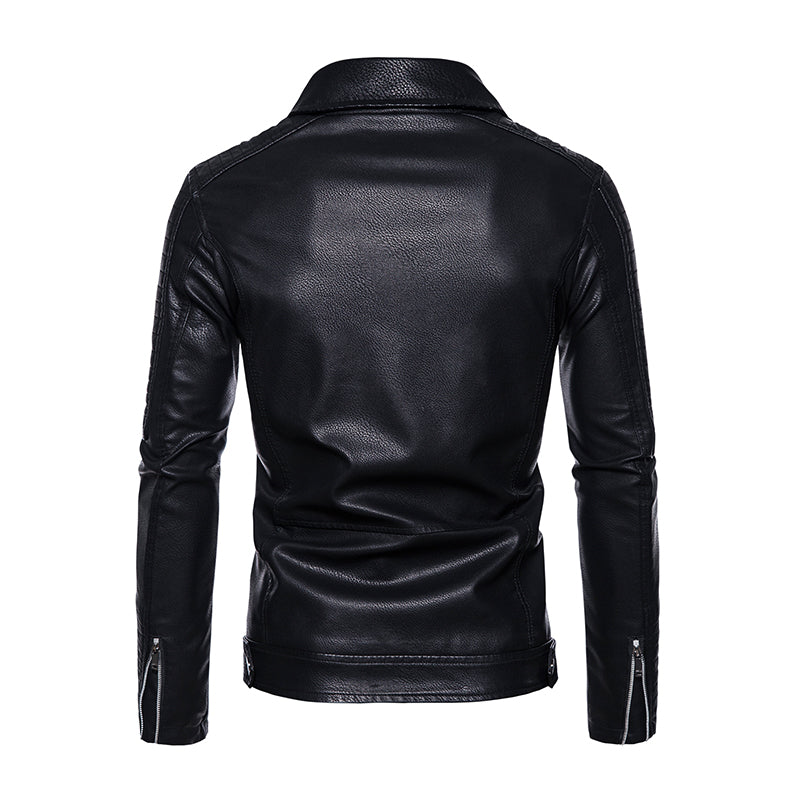 2023 New American Leather Coat Men's, Leather Jacket Men's Motorcycle Retro Tac image 1
