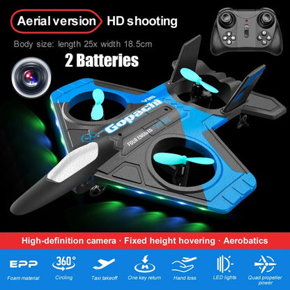 V17 Gravity Sensing Rc Plane Aircraft Glider Radio Control Helicopter EPP Foam