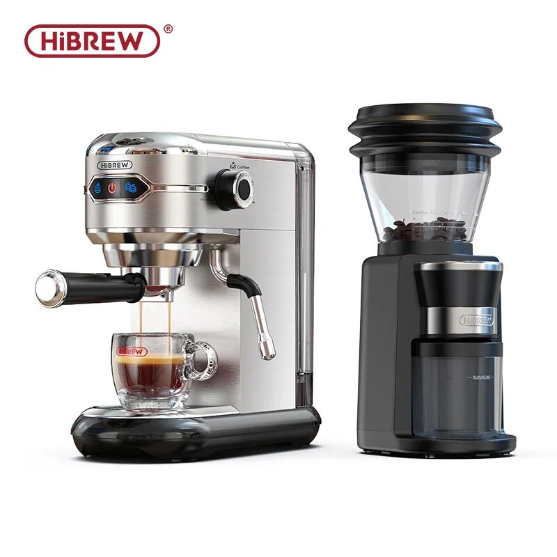 HiBREW Automatic Burr Mill Electric Coffee Grinder with 34 Gears for Espresso A image 2