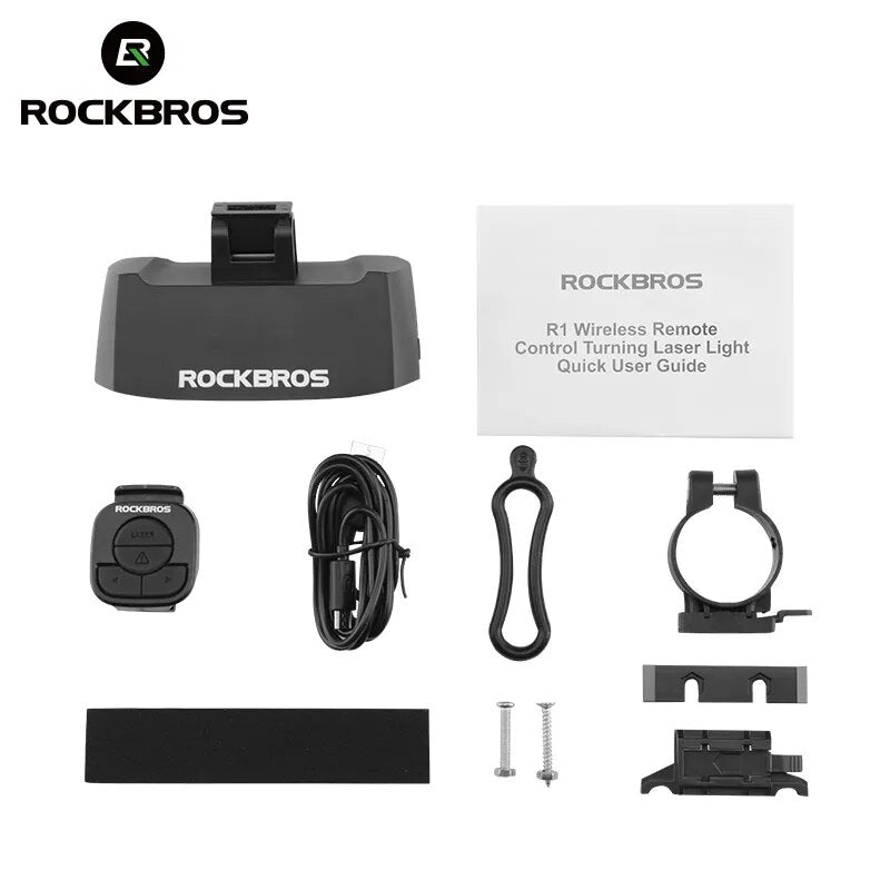 ROCKBROS Bike Light Smart USB LED Wireless Remote Control Bicycle Rear Light MT image 4