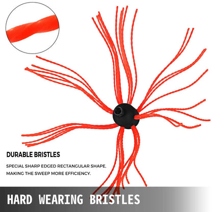 VEVOR Chimney Cleaner Sweep Kit Nylon Electrical Drill Drive Flexible Rod Rotar image 9