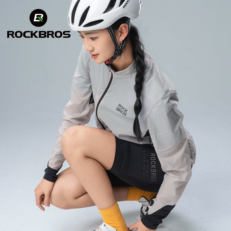ROCKBROS Bicycle Jackets Men Women Breathable Bike Windbreak Full Sleeves Tops  image 3