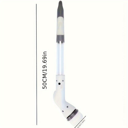 Rechargeable Power Scrubber with Adjustable Long Handle and 6 Replaceable Brush image 5