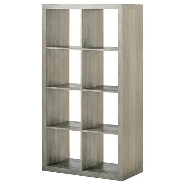 Better Homes & Gardens 8-Cube Storage Organizer, White Texture image 2