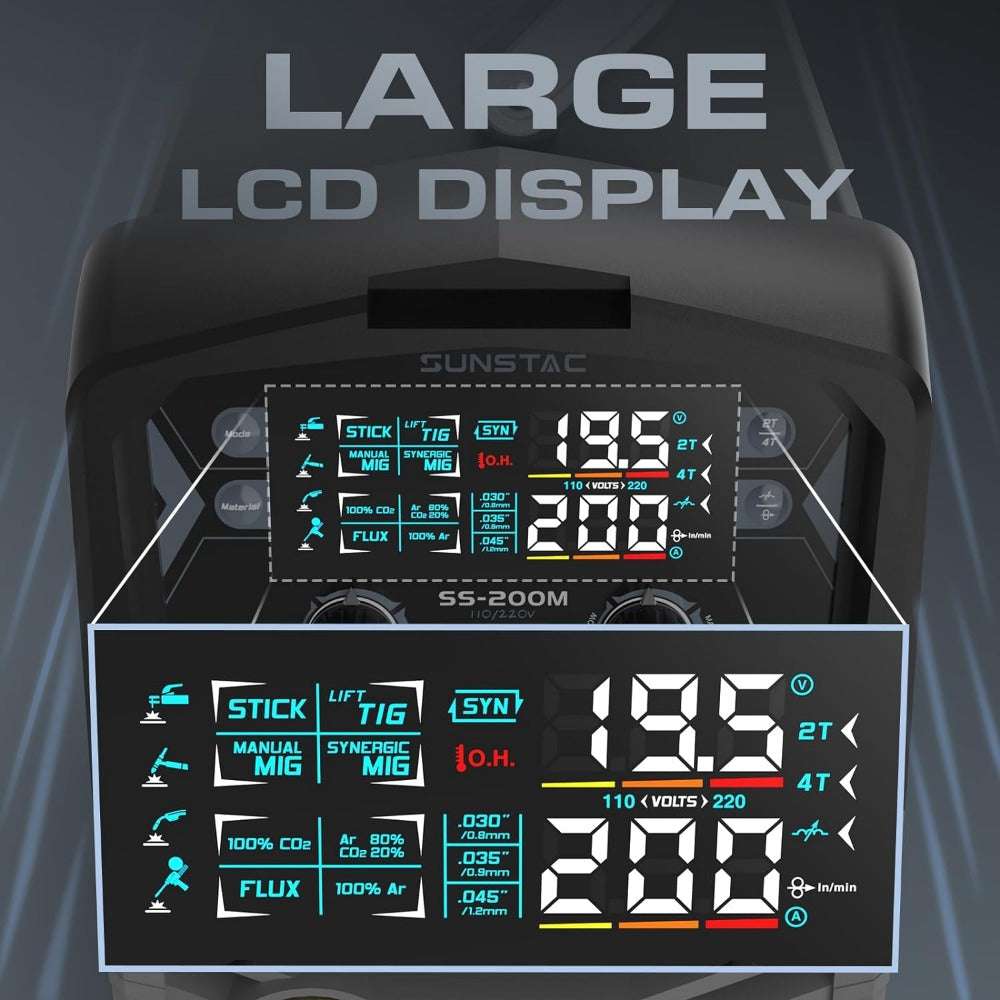 Welder,110V/220V Dual Voltage 5 in 1 Multifunctional Aluminum Welding Machine,