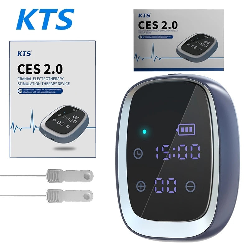 KTS Sleep Aid Device CES Stimulation Therapy 600mAh Hand-held Anxiety Depressio image 2
