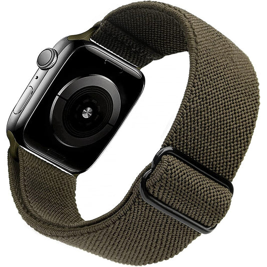 Nylon Strap For Apple Watch Band 7 8 45Mm 41Mm Adjustable Elastic Breathable Br