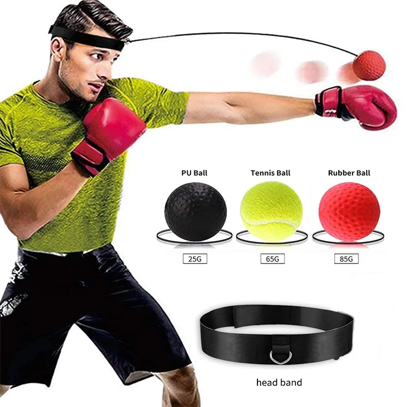 Boxing Reflex Speed Punch Ball Mma Sanda Boxer Raising Reaction Force Hand Eye  image 0