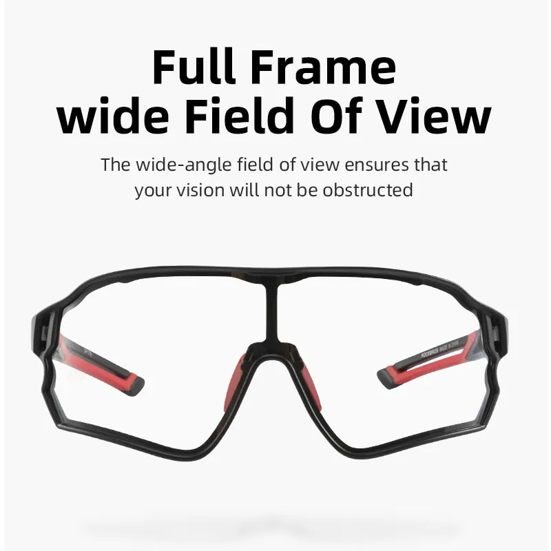 ROCKBROS Cycling Glasses Photochromic MTB Road Bike Glasses UV400 Protection Su image 11