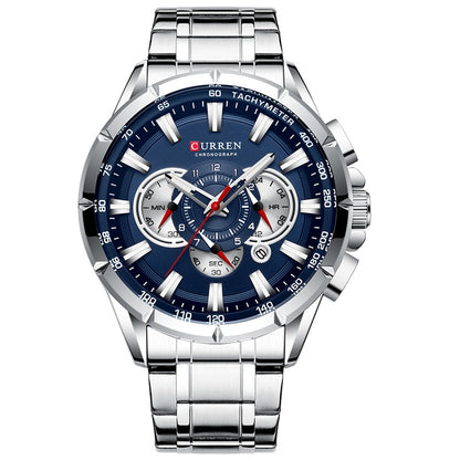 Curren Men’s Watches Top Brand Luxury Chronograph Quartz Men Watch Waterproof S image 3