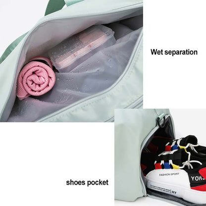 Women Sports Gym Bag Travel Dry Wet Bags Multifunction Swimming Shoulder Messen image 10