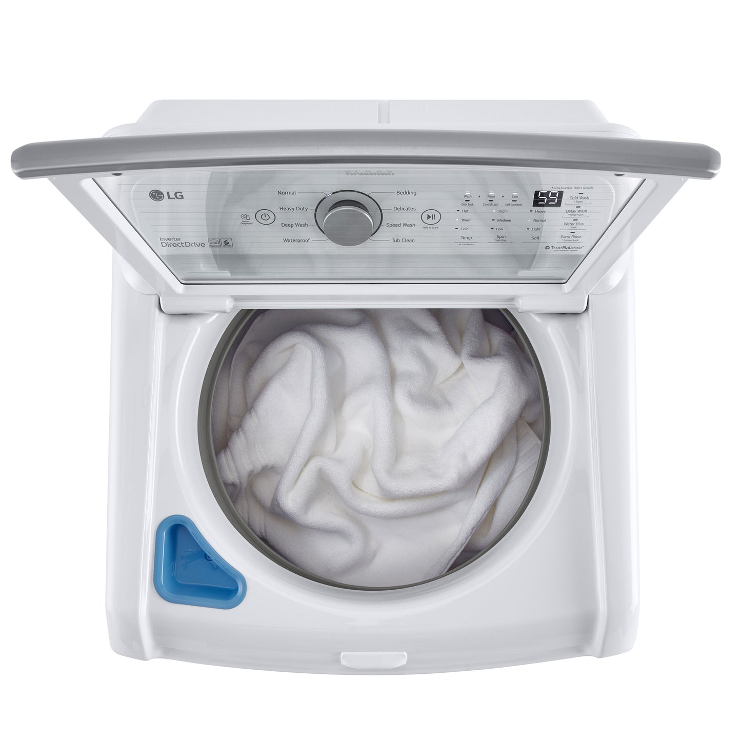 LG 5.0 cu. ft. Washer and 7.3 cu. ft. GAS Dryer with FlowSense and TurboDrum image 3