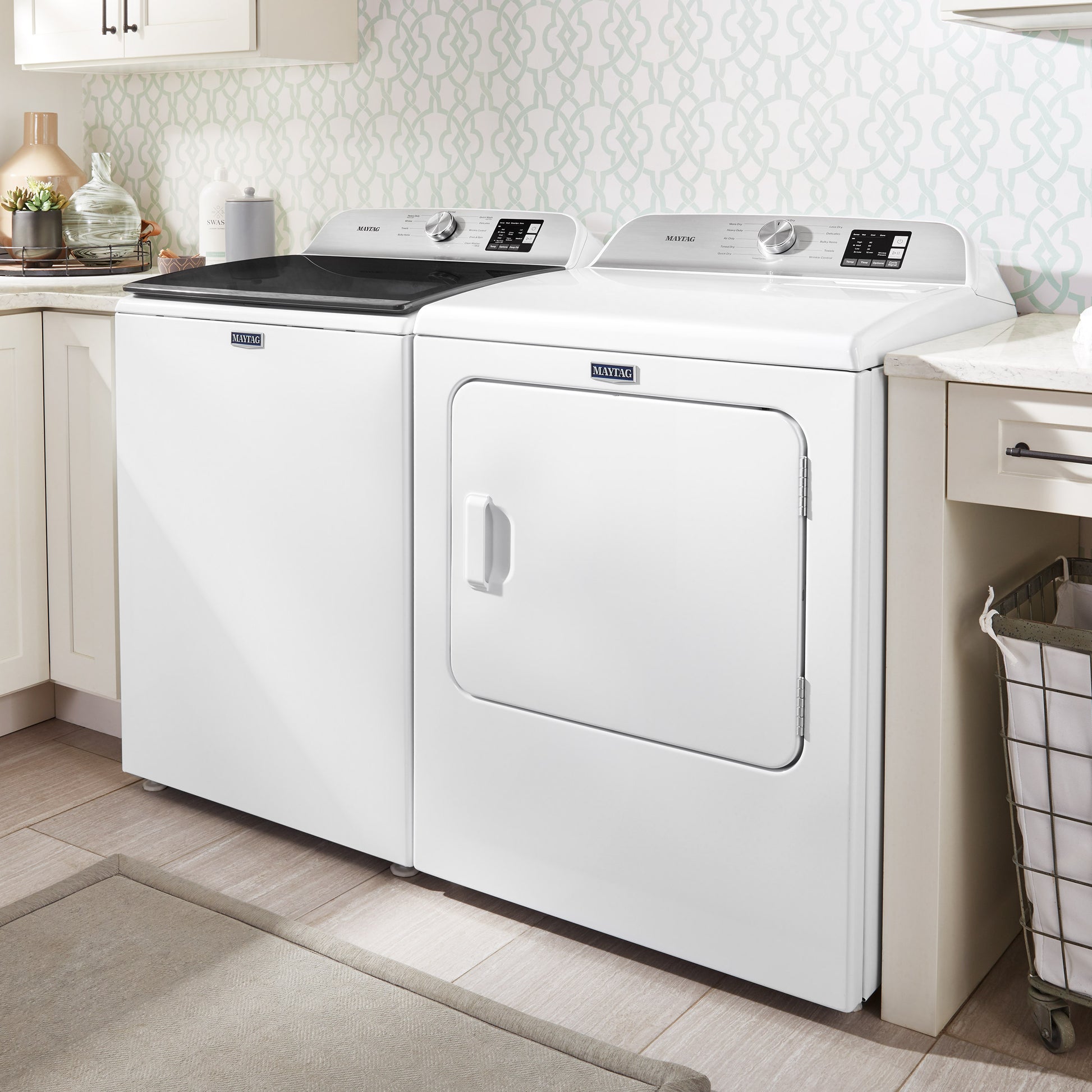 Maytag 4.8 cu. ft. Washer and 7.0 cu. ft. GAS Dryer with Wrinkle Control image 8