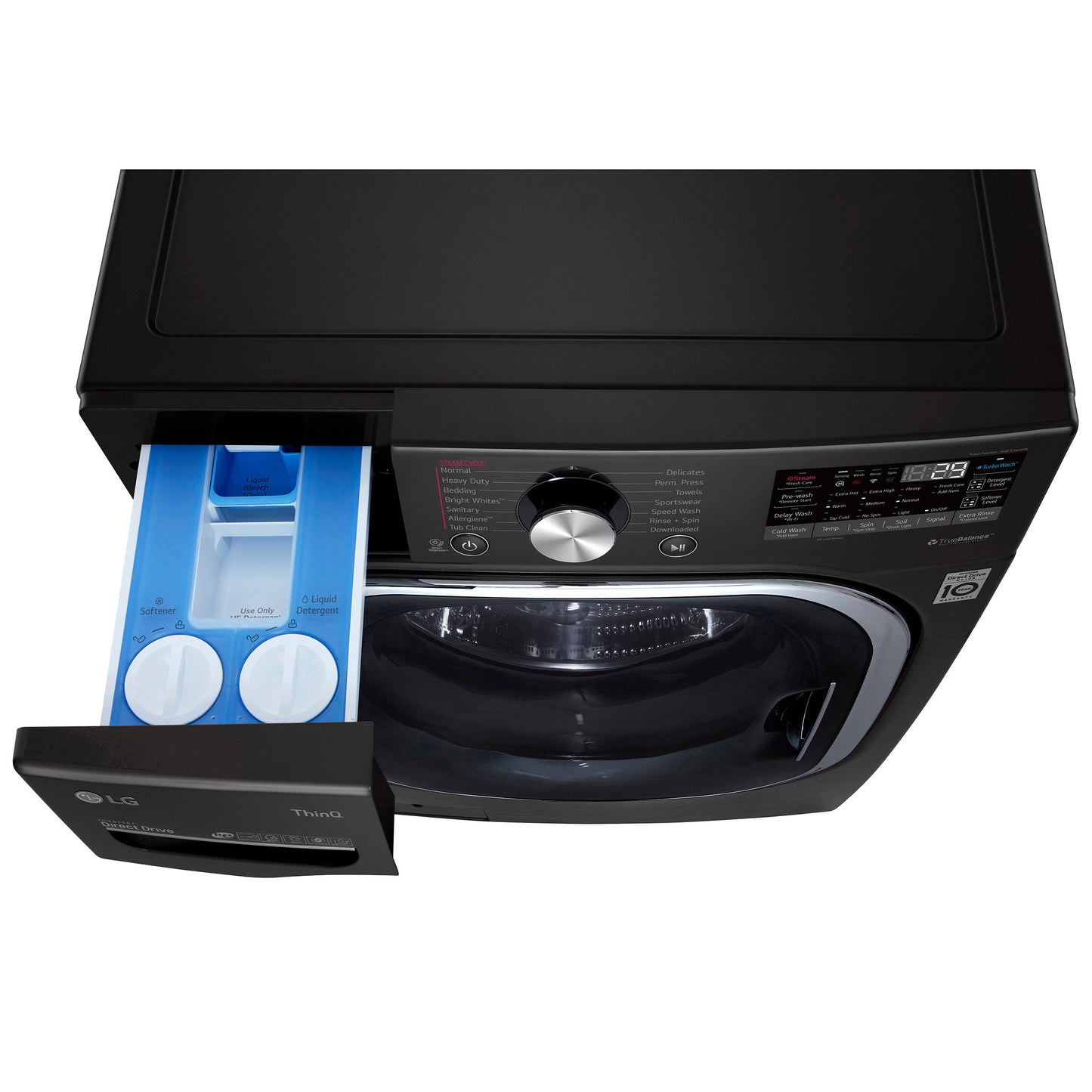 LG 5.0 cu. ft. Front Load Washer with TurboWash 360° and 7.4 cu. ft. GAS Dryer image 5