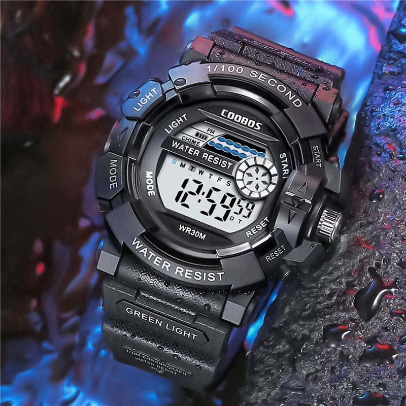 Fashion Men's LED Digital Watch Date Sport Outdoor Electronic Watch for Men Top image 7