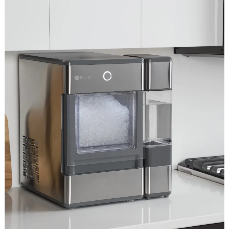 Opal„ Nugget Ice Maker with Side Tank, Countertop Icemaker, Stainless Steel image 4