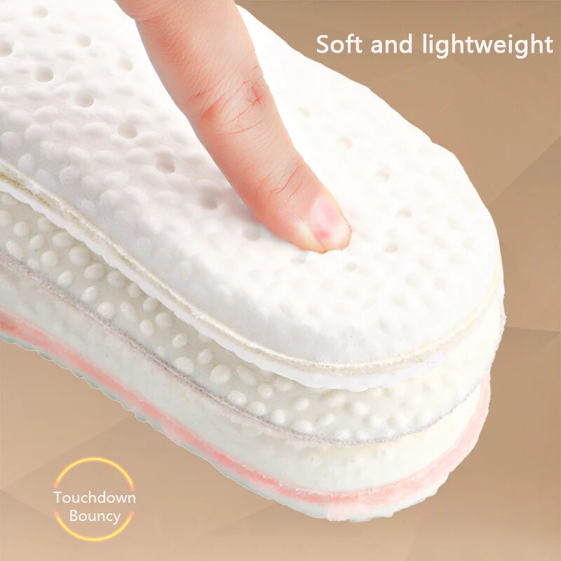 1Pair Wool Insoles Winter Warm Shoes Insole Men Wonen Sneakers Boots Shock abso image 7