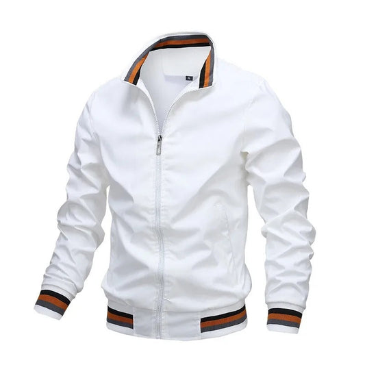 Men'S Casual Four Seasons Windproof Waterproof Aviator Jacket Outdoor Sports St