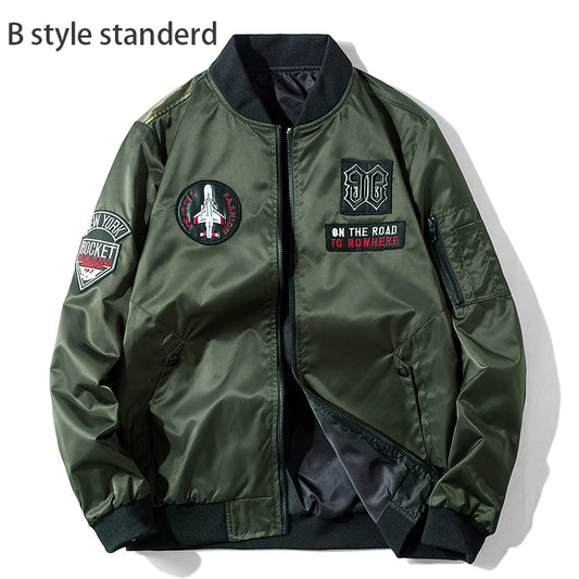 Motorcycle jacket Army Air Force Fly Pilot Jacket Military Airborne Flight Tact