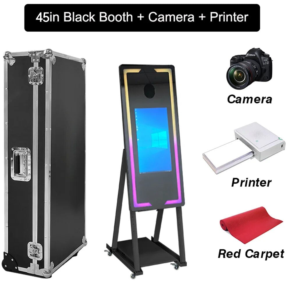 Touch Screen Pobooth Portable Mirror Magic Machine for Wedding Party Activit image 4