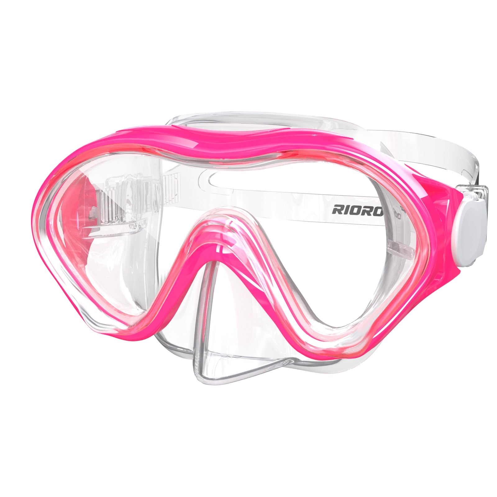 Children Swimming Glasses Adjustable Large Frame 180° Wide Vision Anti-Fog UV P image 6