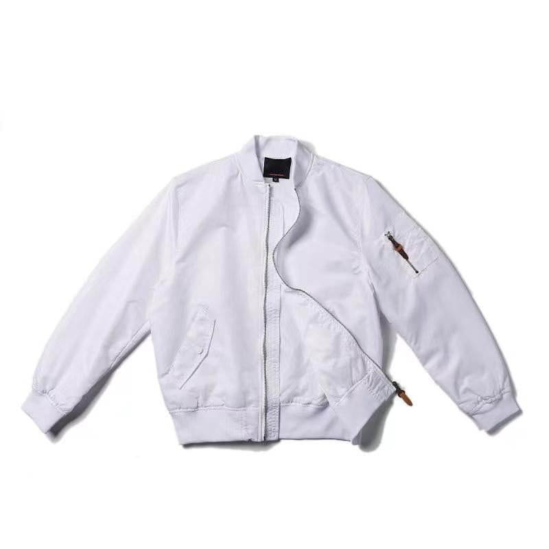 Men MA1 Jackets Autumn Quality Nylon American Military Uniform Aviator Unisex C image 7