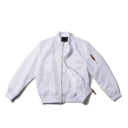 Men MA1 Jackets Autumn Quality Nylon American Military Uniform Aviator Unisex C image 7