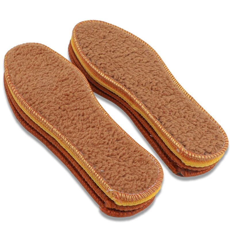 1Pair Thicken Plush Insoles Men Women Heating Shoe Pads Winter Warm Shoes Insol image 9