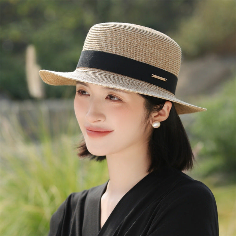 Summer Hat For Ladies Spring Style Fashionable Lightweight Sun-Proof Straw Hat image 4