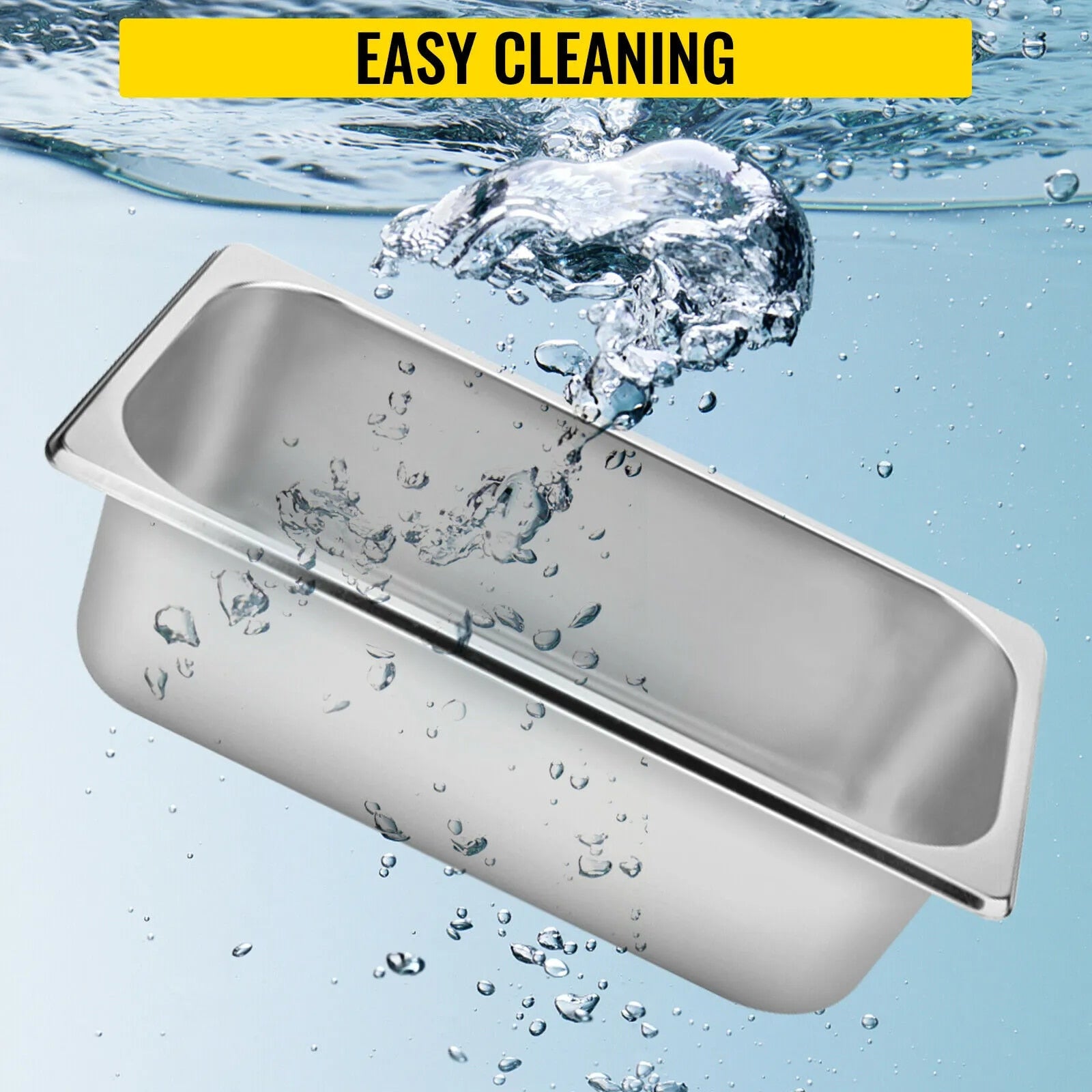 VEVOR Buffet Chafing Dishes 8.5L-20.5L Gastronorm Pans Steam Table Pans Tray St image 4