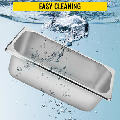 VEVOR Buffet Chafing Dishes 8.5L-20.5L Gastronorm Pans Steam Table Pans Tray St image 4