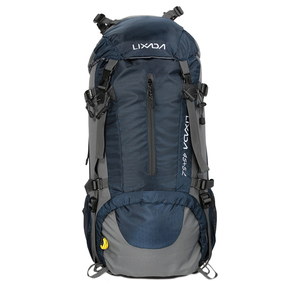 Lixada 50L Waterproof Climbing Bag with Rain Cover Nylon Rucksack Outdoor Sport image 4
