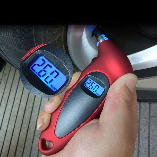 New Digital Tire Pressure Gauge Backlight LCD Tyre Air Monitoring Meter 150PSI