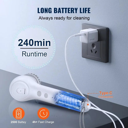 Spin Scrubber Multipurpose Cordless Handheld Electric Cleaning Brush with 5 Re image 3