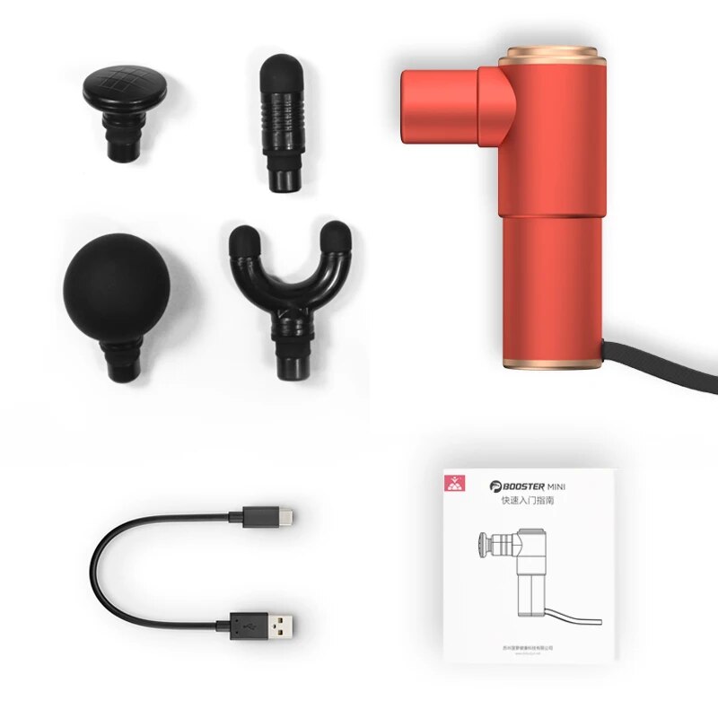 BOOSTER Mini Electric Muscle Massage Gun Pocket Neck Muscle Massager Pain Thera image 4